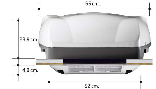 Telair Air Conditioner Front Dimensions